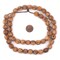 The Bead Chest Olive Wood Beads - Full Strand of Round Christian Rosary Prayer Beads (12mm, Natural)